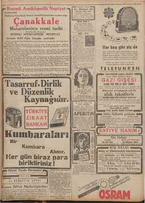  r 'Cumhorîyet Tesrinîsanî 1 9 3 2 Resimli Ansiklopedik Neşriyat Operatör Ürolog Dr. Mehmet Ali İDRAR YOLLARI hastalıkları...