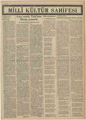  27 Mart 1933 Cumhurivet' MILLI KULTUR SAH1FES1 On altıncı asırda Yazılmış türkçe Türk grameri Bftyük Selçuk imparatorîuğonun
