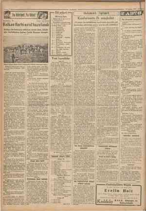  27Hariran 1933 e Ya hürriyet. Ya ölüm! TEFRİKA: 28 fazan: ALI NACl = Dil anketi 100 üncü liste Ankara26 (A. A . ) T . D. T.