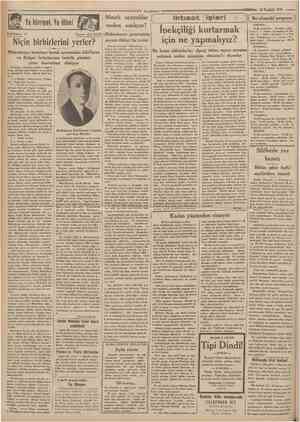  Cumhariyet 24TemiBOT 1933 Ya hürriyet.Ya ötöm! TEFRİKA: 53 Mısırlı seyyahlar neden azalıyor? «Muhadenet» gazetesinin şayanı