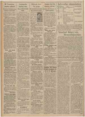  Cumhunyel 27 Temmuz 1933 M. Venizelosa yapılan suikast! Gazeteler bu hususta neşriyattan menolundu! Atina 26 (Hususî) Müddei