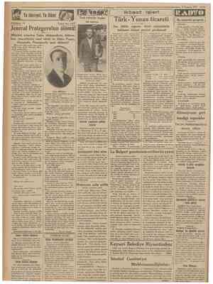  31 Temmuz 1933 L W Ya hürriyet, Ya ölOm! TEFRtKA: 60 Yazan: An NACİ OSD Yeni rekorlar yapan bir sporcu Türk Yunan ticaretî