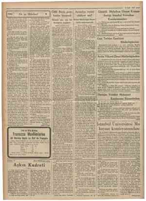  Cumharîyeİ ' 16 Eylul 1933 Ah şu ilkbahar! Recai Beyle kansı akşam yemeğinden sonra her zamanki gibi karşı karfiya...