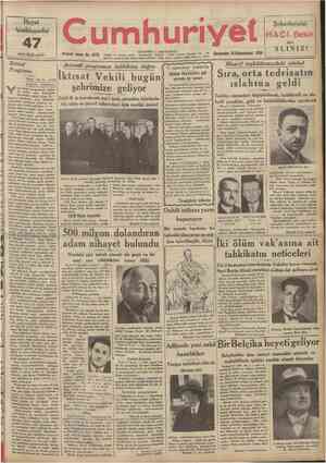 Cumhuriyet sayfa 1