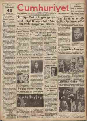 Cumhuriyet sayfa 1