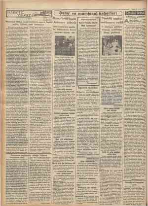  tamhurivet Şubat 9 194 İlHARPTe 157 Şehir ve memleket haberleri A. ÜAVER j Siyasîicmal Muaveneti Milliye, torpil tarlalannı