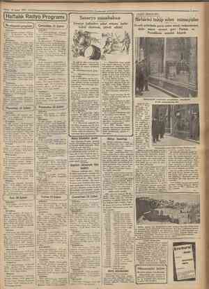  18 Şubat 1934 Cumhuriyet \ Haftalık Radyo Programı | ( Bu akşamki program ANKARA: 12,30 gramofon konseri (13,30 a kadar) 18