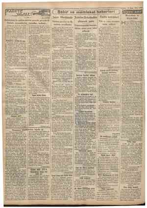 "Cumhtzrîyet 15 Mart 1934 YAVUZ 191 A. DAVER Şehir ve memleket haberleri Şehir Meclisinde Telefon Şirketinden ahnacak para