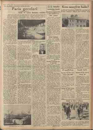  K1SA 19 Mayıs 1934 BtR AVRUPA CEVELÂNININ TETKtK NOTLARlt 4 Camkariyeİ Büyüklerin yapamadıkla kıslakta muhafaza edilmesi...