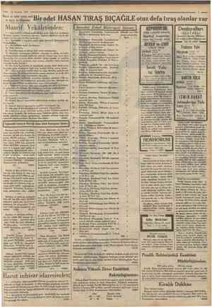  18 Haziran 1934 Cumhurtyet 1 Orta tedrisat mekteplerinde türkçe, tarih coğrafya. fenbilgisi, Biyoloji, riyaziye, fransızca,