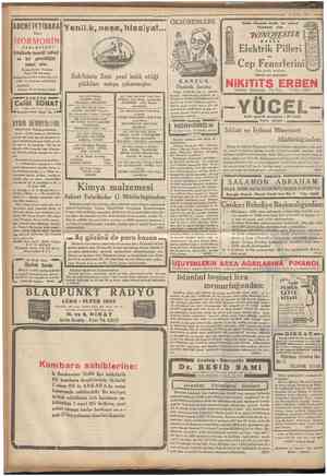  ' Cumhariyet' 22Suhat 1935 Bütün dünyada büyük bir şöhret kazanmif olan ADEMİİKTIDARA Yenilkk, neşe, hissiyai Karsı...