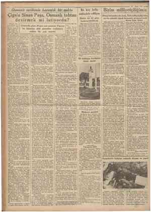  21 Mart 1935 Cumhuriyet •A HiKAYE. Anadolunun yüksek ağaclı or • manlarinin orta sinda kaybolmuş kasabalarinin bi rinde idL