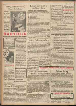  • Cumkariyef«ı»ılııınwmnW"""t 26 tstanbul asliye ikinci ticaret mah • kemesinden: A. K. Aghaiorf tarafmdan 5/11/931 tarihinde