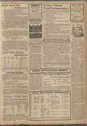  31 Mart 1935 Cumhariyet' Mustafa Kemal Paşa Belediyesinden: 1 Kasabpmîzda Atatürkün heykeli rekzett'rilecektir. 2 Heykel, 2