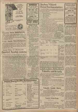  10 Nisan 1935 1 Camhariyet '• KASADA SAKLADIĞINI2 PAfcA KUBU TÜRK ANONIM ŞİRKET1 Istanbul Acentahğı Liman han, Telefon: 22925