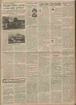  29 ISisan 1935 Cumhuriyet ALMANYA İNT1BALAR1: «Hitlerin odasında bîr de Musolininin bronz kafası var. Musoliniyi bu kadar çok