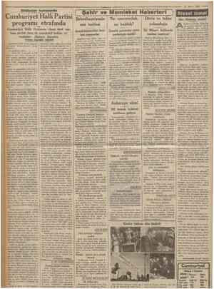  CumHuriyet 24 Mayıs 1935 Hâdlseler karşısında Cumhuriyet Halk Partisi programı etrafında Cumhuriyet Halk Partisinin «hem ferd