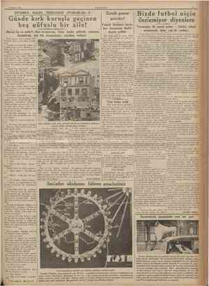  2 Haziran 1935 CUMHUFJYFT II İSTANBUL HALKI NERELERDE OTÜRURLAR: 6 Yahudi Halisten karınları doyuncıya kadar «Burasi bir ev