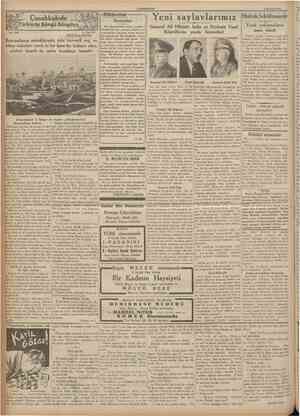  \ CUMHURIYET 2 Haziran 1935 Jürklerle Süngü Süngüye No. 202 Franıa topçu zabitindan; Çanakkalede Dikkatler Sinemalar A. DAVER