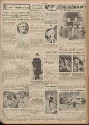  2 Raziran 1935 CUMHURÎYET ; Adolf Hitlerin Hayatı 8 Kıyafet kanunu meriyete giriyor Şîmdiden sivil giyinen rahibler var...