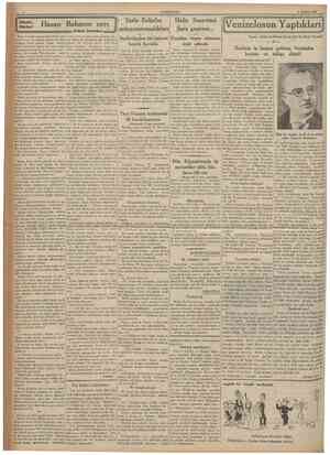  CUMHTJRIYET 8 Hazirari 1935 KOçük; Hİkâyeİ Hasan Babanın sırrı ^ ^ s ^ s Alfons Dodeden Şarla Evkafın anlasamamazlıkları...