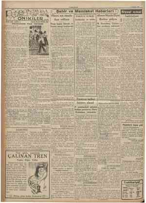 r Büyük halk romanı : 1 CUMHTJRİYET 9 Hariran 1935 ( Şehir ve Memleket Haberleri j Siyasî İngiliz kabinesi ngiliz kabinesinde