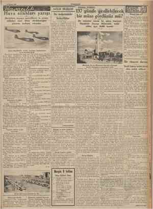  18 Sariran 1935 CTTMHURllET SAĞLIK BİLGİLERİ Almanya Inttbalaıt Hava silâhları yarışı Devletlerin tayyare mevcudlannı ve...