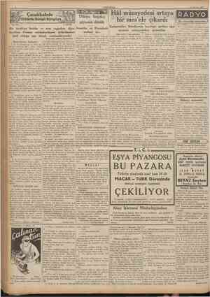  CUMHURİYET 21 Ha7İran 1933 Türklerle Süngü Süngüye No. 222 A. DAVER Çanakkalede Dünya buğday piyasası düşük Hâl müzayedesi