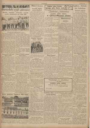  CUMHUEtTEl 28 Haziran 1935 Mahsul durumu Bursadaki yağlı giireşler Bursada alaturkacı pehlivanlar arasında yapılan...