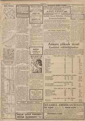  30 Haziran 1935 CUMHURÎYET Giiniin bulmacası 1 1 2 3 4 6 6 Fikir Hareketleril Hüceyin Cahid Yalçın tarofından çıkarılmakla