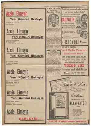    CUMHURİYET Acele Etmeyin Yeni Kömürü Bekleyin. rpm sizi koruyacak ni kömürdür. heele Etmeyin Yeni Kömürü Bekleyin....