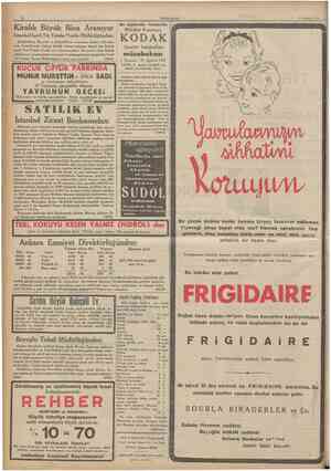  CUMHIIRİYE1 7 Temmuz 1935 Kiralık Büyük Bina Aranıyor Istanbul Leylî Tıb Talebe Yurdu Müdürlüğünden: Çemberlitaş, Beyazıd ve