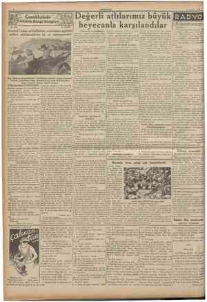  CUMHURÎYET 8 Temmuz 1935 Jürklerle Süngü Süngüye^ No. 239 A. DAVER Çanakkalede Q General Liman, müttefiklerîn yarımadayı...
