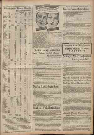  Temmu* 1935 CCMHURİYE1 11 Yüksek Denİz Ticaret Mektebi Müdürlüğünden: «22, Mîkdan Nafıa Bakanlığmdan: 1 Eksiltmeye konulan iş