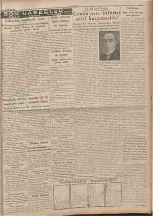  10 Ağnstos 1935 CURIHURİYET SON TELEFON MABERLER TELCRAF vcTELSıZLE 20 yıl önce bugün Ankaracla yapılacak evler Bir Fransız