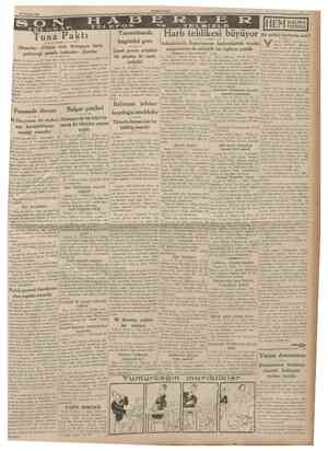  13 AğustM 1935 CUMHURTYET 3 Tuna Paktı Adisababada İmparatorun başkanlığında ecnebi Almanlar «Paktın orta Avrupaya bariş '