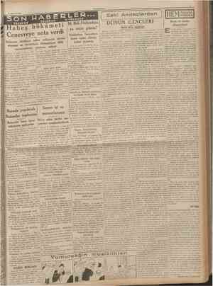  15 Agusto» 1935 CTJMHURtYET vvelki akşam, bir gazetede bazı Eğer bir necat ve selâmet ihtimali cat mihveri üzerinde çevirmek
