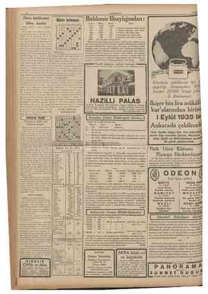  10 CUMHURfFET 22 Ağustos 1935 Hava tehlikesini büen üyeler 4 Kolun ucu, erişen, bir şaşkınl'k e 31.20, Müfid Cenril Arkan...