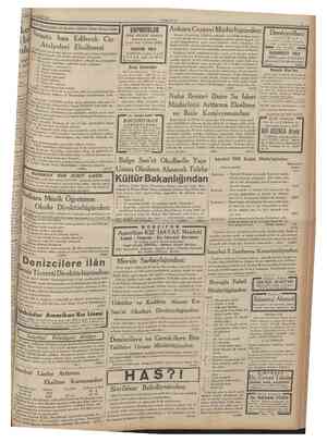  Eylul 1935 CUMHURÎYET Devlet Demiryolları ve timanları işletme Umum Idaresi ilânları| Cezaevinin 1/8/935 tarihinden 31/5/936