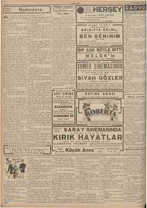  CUMHURİYET 18 Bîrlncîteşrin 1933 KüçUk Besbedava | (^Kitablar arasında J) Türk Büyükleri veya Türk Adları Resimli BÜYÜK...
