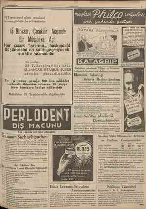  BMndteşrfn 1935 CUMHURİYET 11 31Teşriniewel günü arsıulusal artırma günüdür, bu münasebetîe: iŞ Bankas!, Çocukiar Arasında