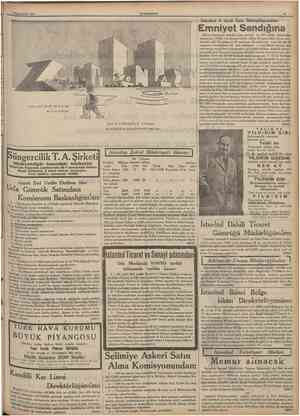  2 fidncîteşrin 1935 CUMHURİYET 11 Emnîyet Sandığına İstanbul 4 üncü icra Memurluğundan: GıO£GiD£ AiTIN VARGI Birinci derecede