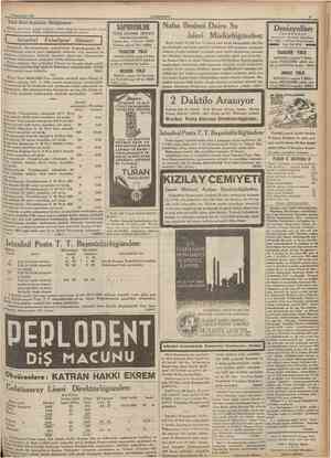  f Ikinciteşrîn 1935 CUMHURÎYET Türk Deri Sepiciler Birliğinden: Bîrliğin yenî idare heyetî seçimi 9/11/935 cumarets! glinü