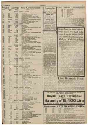  > I Btrhdkfaim 1939 CUMHURİYET İstanbul Gümürğü Satış Komlsyonundan: Aİırhgi K. G. 2961 2963 2960 2930 293i 2932 2933 2929