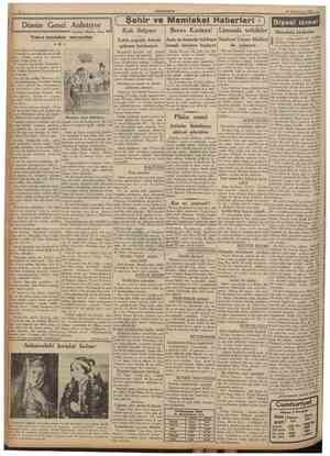  CtflVlHUBİYET Bitfndkânun 1935 Dünün Genci Anlatıyor Sermed Muhtar Alus ( Şehir ve Memleket Haberleri I j Siyasî icmal Kok