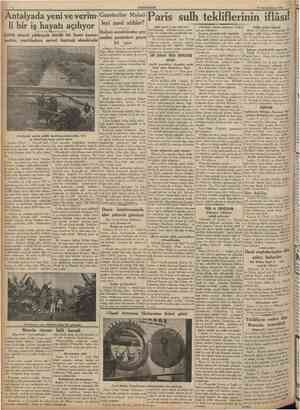  CUMHURÎ'YET 14 Birincikânun 1935 Çeltik ziraati yıldanyıla büyük bir önem kazan meden gazetelere geçen makta, yurddaşlara...