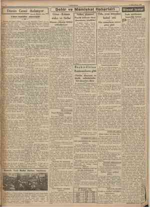  CUMHUBİYET 21 Birincikânun 1935 Dünün Genci Anlatıyor Sermed Mahtar Alus f Şehir ve Memleket Haberleri j Siyasî icmal Odun