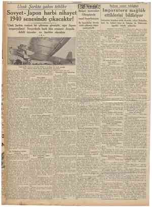  6 CUMHURIYET 2 Nisan 1936 Uzak Şarkta yakın tehlike îtalyan resmî tebliğleri Bulgar sporcuları Olimpiyada nasıl hazırlanıyor