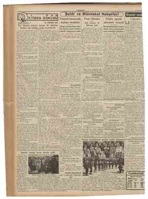  CUMHURtYET 19 Nisan 1936 VIYANA OONUŞU Tarihî tefrika: 7 M. TURHAN TAN / // // İİ ( Şehlr ve Memleket Haberleri Tekaüd...