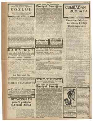  CUMHURİYET 23 Nisan 1936 İSMAİL HAMİ DANİŞMEND SÖZLÜK KANAAT KiTABEVi OSMANLICA TÜRKÇE FRANSIZCA DİCTİONNAİRE OTTOMAN TURC